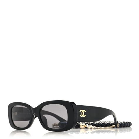 chanel 5488 sunglasses|CHANEL Acetate Rectangle Sunglasses 5488 Black.